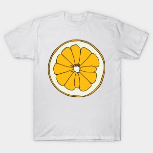 Orange Slice Illustration T-Shirt